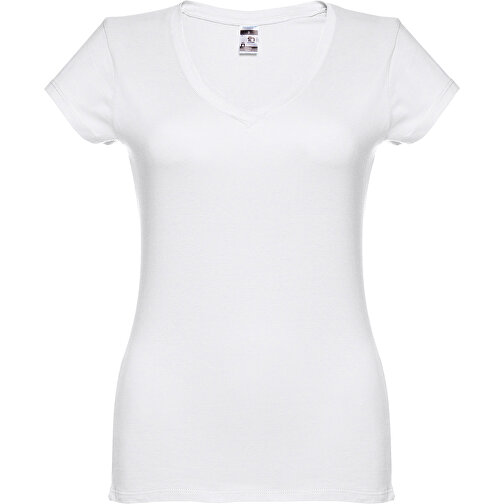 THC ATHENS WOMEN WH. Damen T-shirt , weiss, 100% Baumwolle, XL, 68,00cm x 48,00cm (Länge x Breite), Bild 1