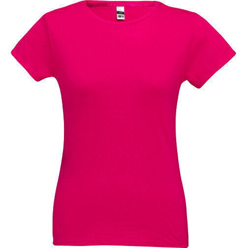 THC SOFIA 3XL. Damen T-shirt , pastellblau, 100% Baumwolle, 3XL, 70,00cm x 56,00cm (Länge x Breite), Bild 2