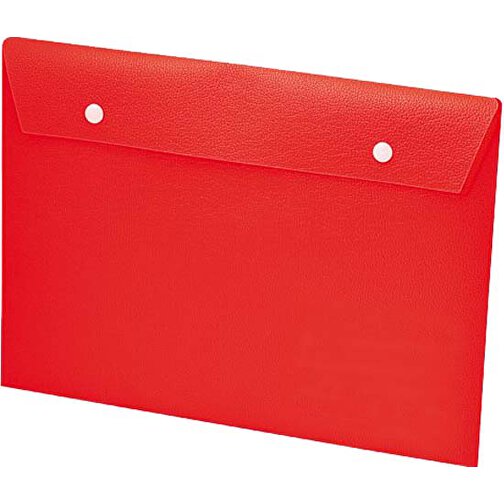 Dokumententasche ALICE , rot, PP, 33,00cm x 24,00cm (Länge x Breite), Bild 1