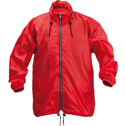 Regenjacke Garu , rot, Polyester 190T, M, , Bild 1