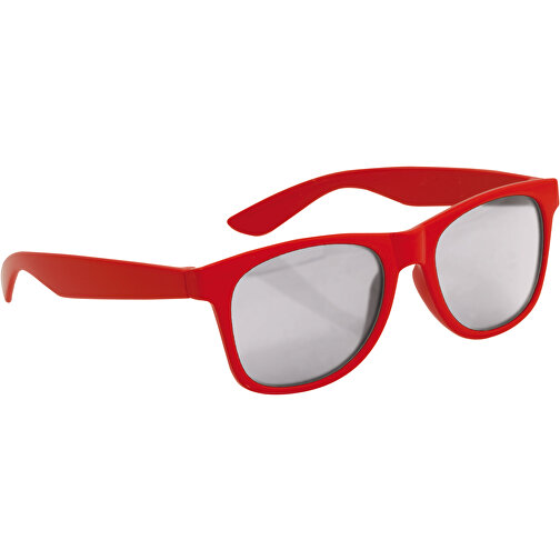 Kindersonnenbrille Spike , rot, ABS / AC, 18,00cm x 6,00cm x 13,00cm (Länge x Höhe x Breite), Bild 1