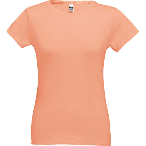 THC SOFIA. Tailliertes Damen-T-Shirt , lachs, 100% Baumwolle, S, 60,00cm x 41,00cm (Länge x Breite), Bild 1