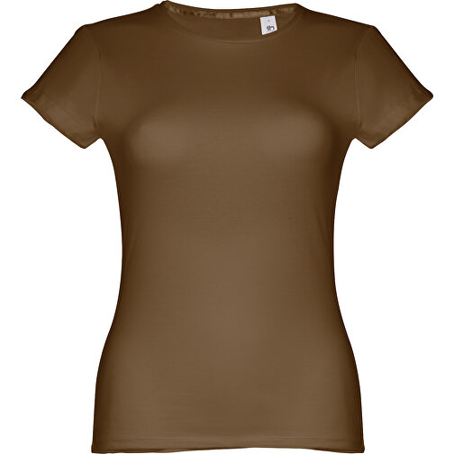 THC SOFIA. Tailliertes Damen-T-Shirt , khaki, 100% Baumwolle, L, 64,00cm x 47,00cm (Länge x Breite), Bild 1