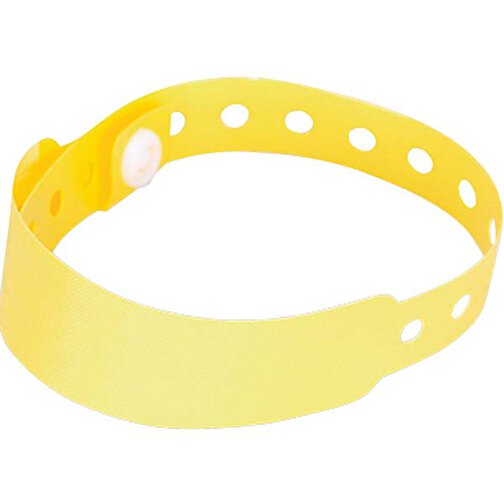 Armband MULTI , gelb, PVC, 24,30cm x 2,00cm (Länge x Breite), Bild 1