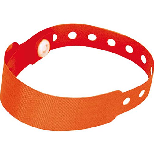 Armband MULTI , rot, PVC, 24,30cm x 2,00cm (Länge x Breite), Bild 1