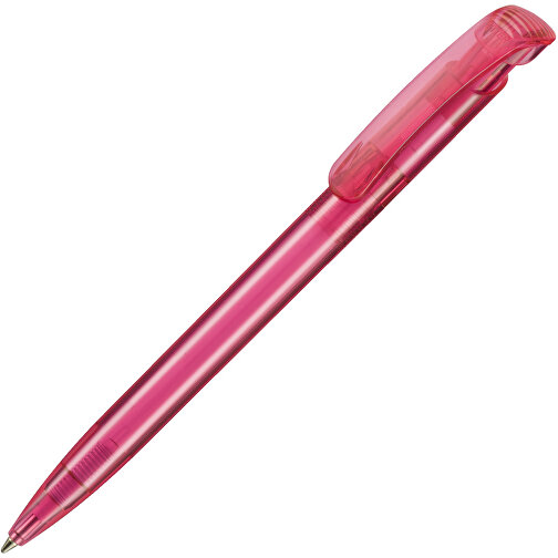Kugelschreiber CLEAR TRANSPARENT , Ritter-Pen, magenta, ABS-Kunststoff, 14,80cm (Länge), Bild 2