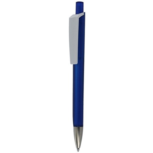 Kugelschreiber Tri-Star Transparent S , Ritter-Pen, royal-blau, ABS-Kunststoff, 14,00cm (Länge), Bild 1