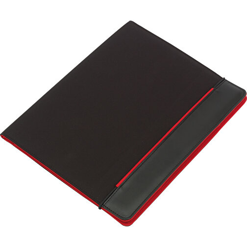 Portfolio YOUNG STAR , rot, schwarz, Polyester, 32,00cm x 2,00cm x 26,00cm (Länge x Höhe x Breite), Bild 1