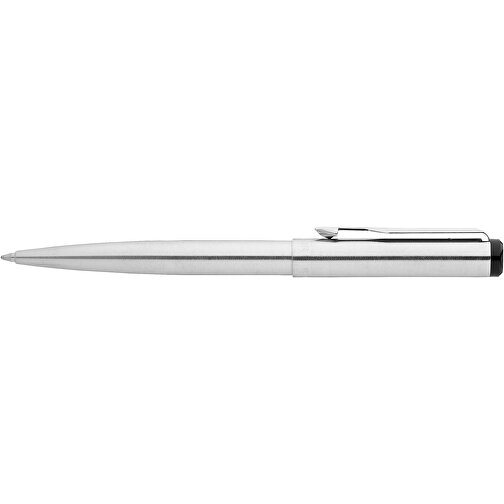 Vector Kugelschreiber , Parker, silber, Edelstahl, 12,50cm (Länge), Bild 3