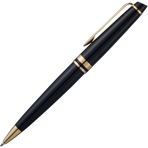 Expert Kugelschreiber , Waterman, schwarz / gold, Lackiert, 14,20cm (Länge), Bild 2