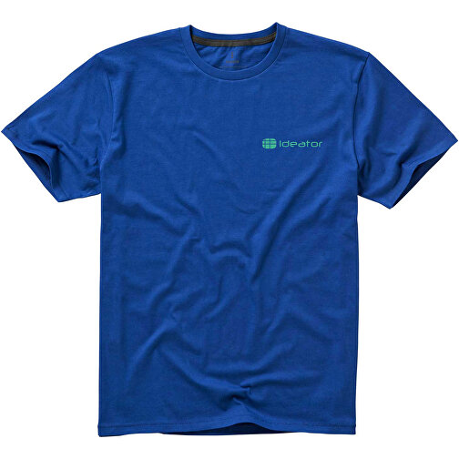 Nanaimo T-Shirt Für Herren , blau, Single jersey Strick 100% BCI Baumwolle, 160 g/m2, M, , Bild 2