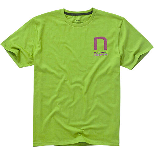 Nanaimo T-Shirt Für Herren , apfelgrün, Single jersey Strick 100% BCI Baumwolle, 160 g/m2, XXL, , Bild 4