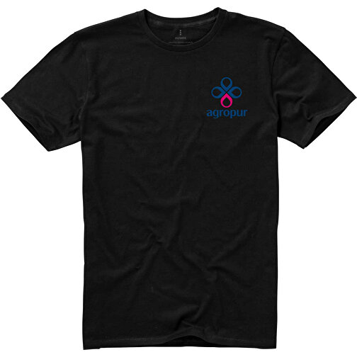 Nanaimo T-Shirt Für Herren , schwarz, Single jersey Strick 100% BCI Baumwolle, 160 g/m2, M, , Bild 2