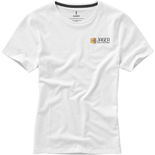 Nanaimo – T-Shirt Für Damen , weiss, Single jersey Strick 100% BCI Baumwolle, 160 g/m2, S, , Bild 2