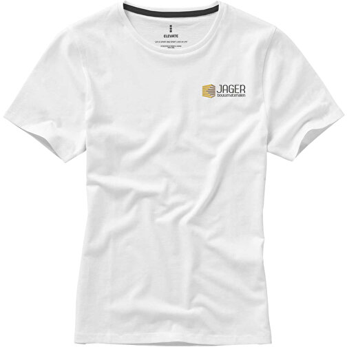Nanaimo – T-Shirt Für Damen , weiß, Single jersey Strick 100% BCI Baumwolle, 160 g/m2, S, , Bild 4