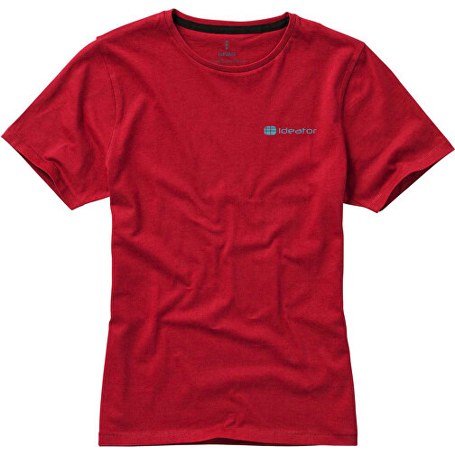 Nanaimo – T-Shirt Für Damen , rot, Single jersey Strick 100% BCI Baumwolle, 160 g/m2, M, , Bild 2