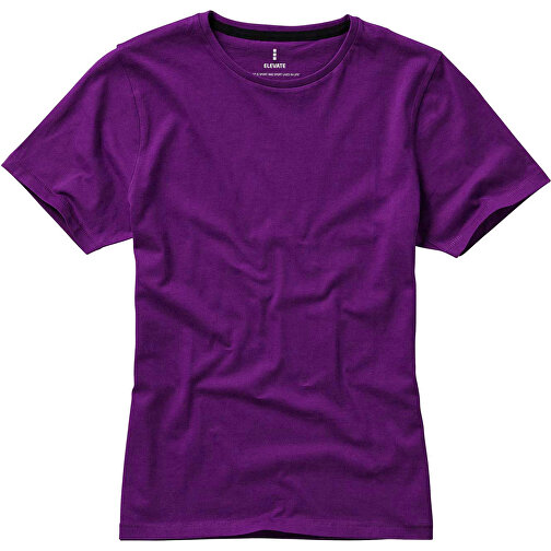 Nanaimo – T-Shirt Für Damen , pflaume, Single jersey Strick 100% BCI Baumwolle, 160 g/m2, L, , Bild 7