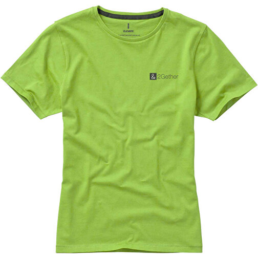 Nanaimo – T-Shirt Für Damen , apfelgrün, Single jersey Strick 100% BCI Baumwolle, 160 g/m2, M, , Bild 4