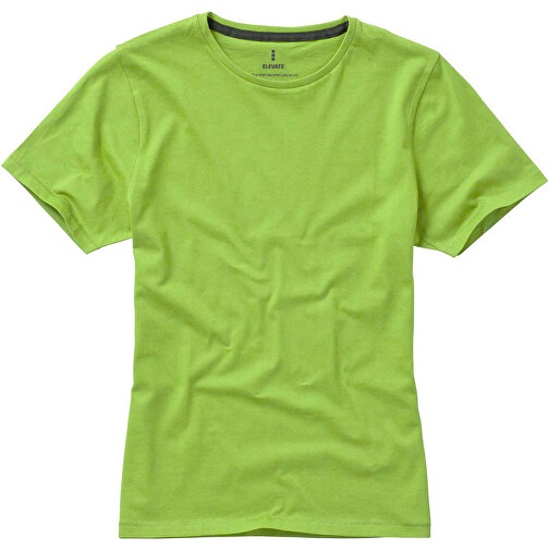 Nanaimo – T-Shirt Für Damen , apfelgrün, Single jersey Strick 100% BCI Baumwolle, 160 g/m2, L, , Bild 7