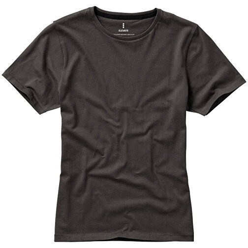 Nanaimo – T-Shirt Für Damen , anthrazit, Single jersey Strick 100% BCI Baumwolle, 160 g/m2, M, , Bild 7