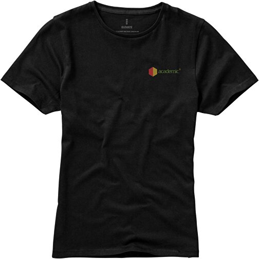 Nanaimo – T-Shirt Für Damen , schwarz, Single jersey Strick 100% BCI Baumwolle, 160 g/m2, XL, , Bild 2