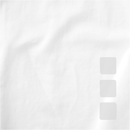 Kawartha T-Shirt Für Herren Mit V-Ausschnitt , Green Concept, weiß, Single jersey Strick 95% Bio Baumwolle, 5% Elastan, 200 g/m2, M, , Bild 5