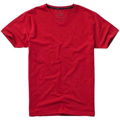 Kawartha T-Shirt Für Herren Mit V-Ausschnitt , Green Concept, rot, Single jersey Strick 95% Bio Baumwolle, 5% Elastan, 200 g/m2, XL, , Bild 7
