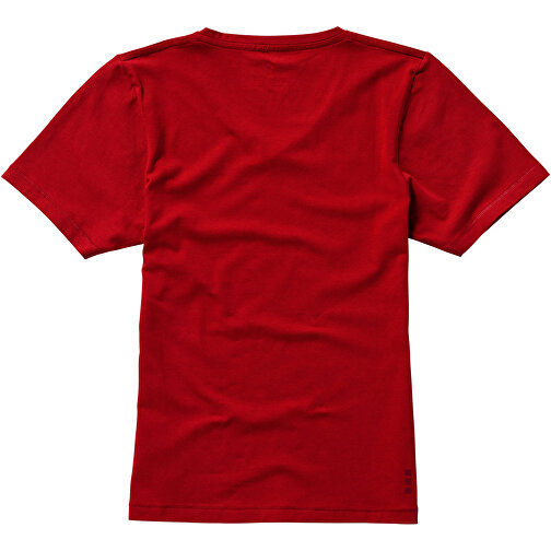 Kawartha T-Shirt Für Damen Mit V-Ausschnitt , Green Concept, rot, Single jersey Strick 95% Bio Baumwolle, 5% Elastan, 200 g/m2, S, , Bild 8