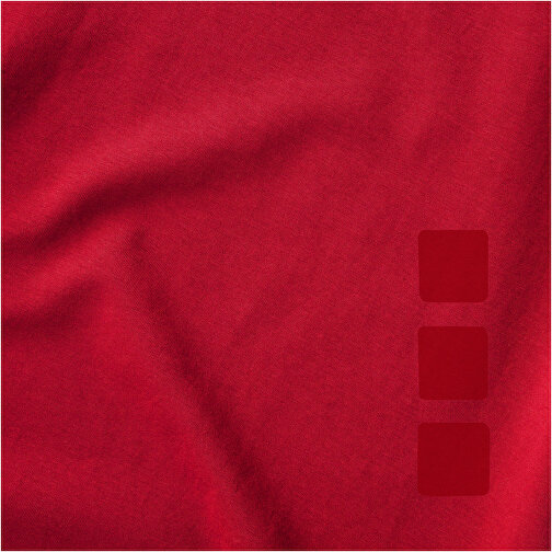 Kawartha T-Shirt Für Damen Mit V-Ausschnitt , Green Concept, rot, Single jersey Strick 95% Bio Baumwolle, 5% Elastan, 200 g/m2, L, , Bild 5