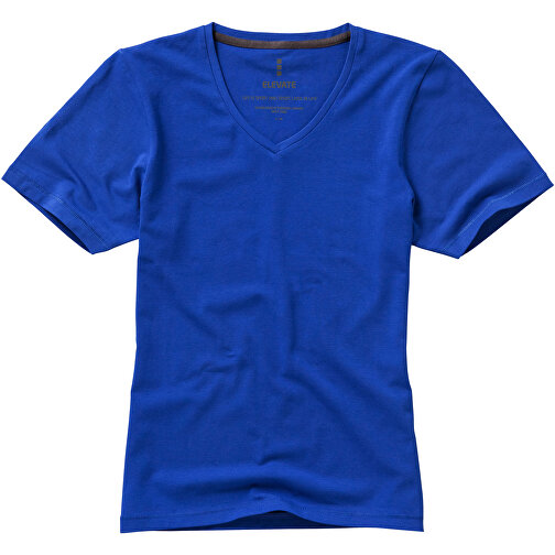 Kawartha T-Shirt Für Damen Mit V-Ausschnitt , Green Concept, blau, Single jersey Strick 95% Bio Baumwolle, 5% Elastan, 200 g/m2, M, , Bild 7