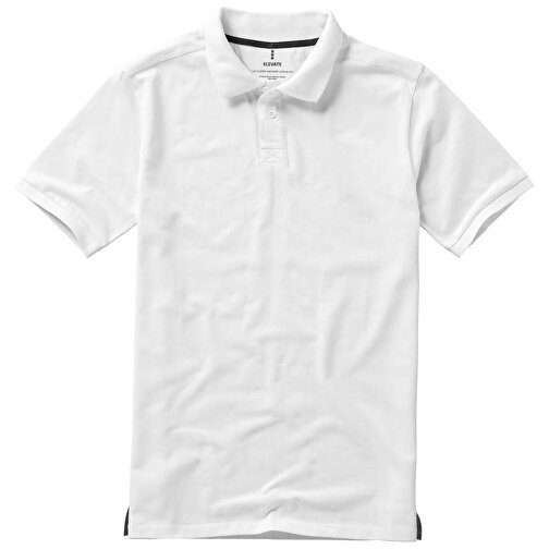 Calgary Poloshirt Für Herren , weiß, Piqué Strick 100% BCI Baumwolle, 200 g/m2, S, , Bild 13