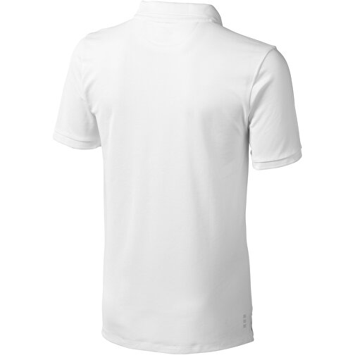 Calgary Poloshirt Für Herren , weiß, Piqué Strick 100% BCI Baumwolle, 200 g/m2, S, , Bild 4
