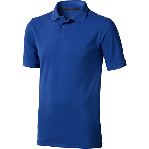 Calgary Poloshirt Für Herren , blau, Piqué Strick 100% BCI Baumwolle, 200 g/m2, XL, , Bild 1
