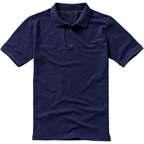 Calgary Poloshirt Für Herren , navy, Piqué Strick 100% BCI Baumwolle, 200 g/m2, XL, , Bild 3