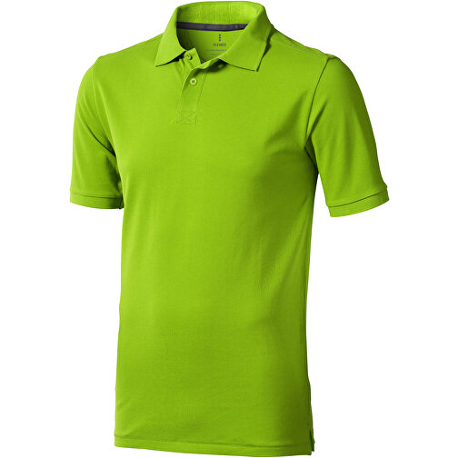 Calgary Poloshirt Für Herren , apfelgrün, Piqué Strick 100% BCI Baumwolle, 200 g/m2, XXXL, , Bild 1