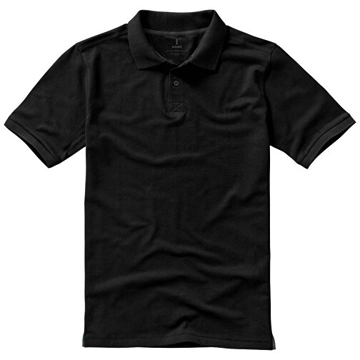 Calgary Poloshirt Für Herren , schwarz, Piqué Strick 100% BCI Baumwolle, 200 g/m2, S, , Bild 7