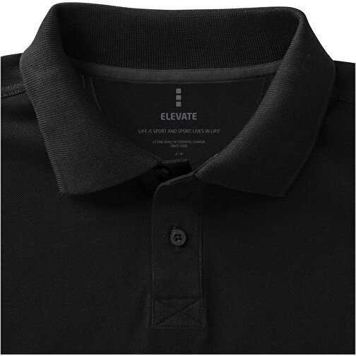 Calgary Poloshirt Für Herren , schwarz, Piqué Strick 100% BCI Baumwolle, 200 g/m2, L, , Bild 4