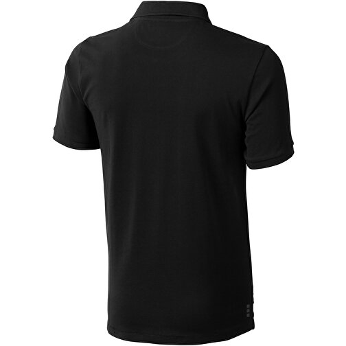 Calgary Poloshirt Für Herren , schwarz, Piqué Strick 100% BCI Baumwolle, 200 g/m2, XL, , Bild 2