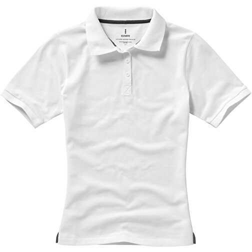 Calgary Poloshirt Für Damen , weiss, Piqué Strick  Baumwolle, 200 g/m2, S, , Bild 1