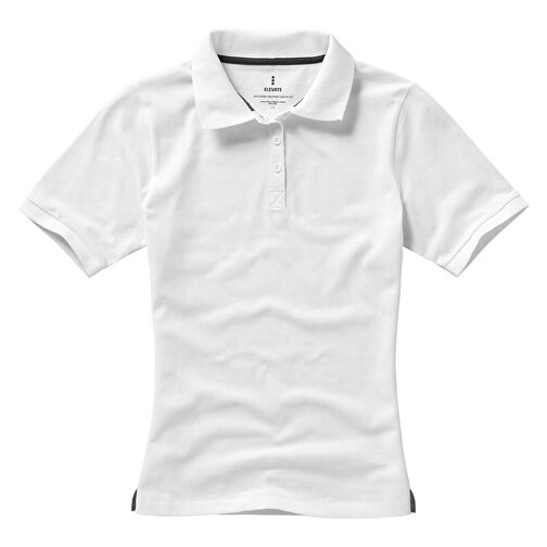Calgary Poloshirt Für Damen , weiß, Piqué Strick  Baumwolle, 200 g/m2, S, , Bild 16
