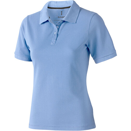 Calgary Poloshirt Für Damen , hellblau, Piqué Strick  Baumwolle, 200 g/m2, M, , Bild 1