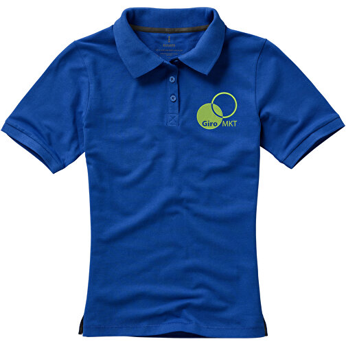 Calgary Poloshirt Für Damen , blau, Piqué Strick  Baumwolle, 200 g/m2, S, , Bild 4