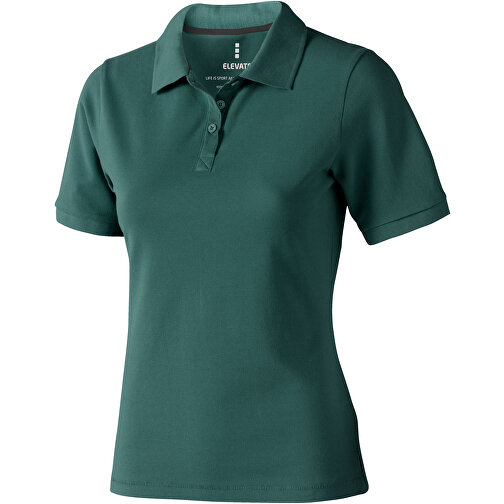 Calgary Poloshirt Für Damen , waldgrün, Piqué Strick  Baumwolle, 200 g/m2, M, , Bild 1