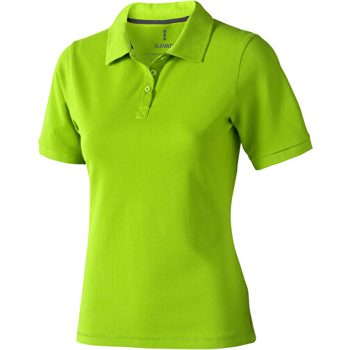 Calgary Poloshirt Für Damen , apfelgrün, Piqué Strick  Baumwolle, 200 g/m2, S, , Bild 1
