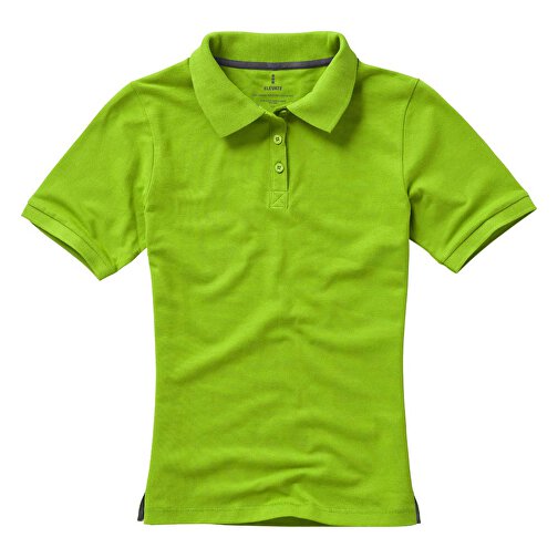 Calgary Poloshirt Für Damen , apfelgrün, Piqué Strick  Baumwolle, 200 g/m2, S, , Bild 7