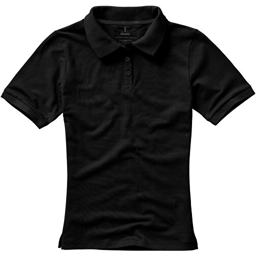 Calgary Poloshirt Für Damen , schwarz, Piqué Strick  Baumwolle, 200 g/m2, L, , Bild 25