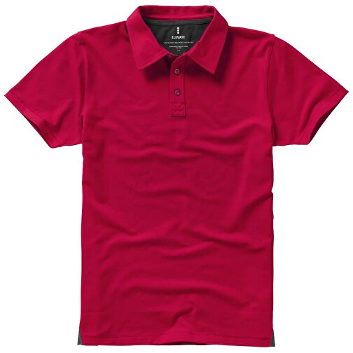 Markham Stretch Poloshirt Für Herren , rot, Double Pique Strick 5% Elastan, 95% BCI Baumwolle, 200 g/m2, S, , Bild 14