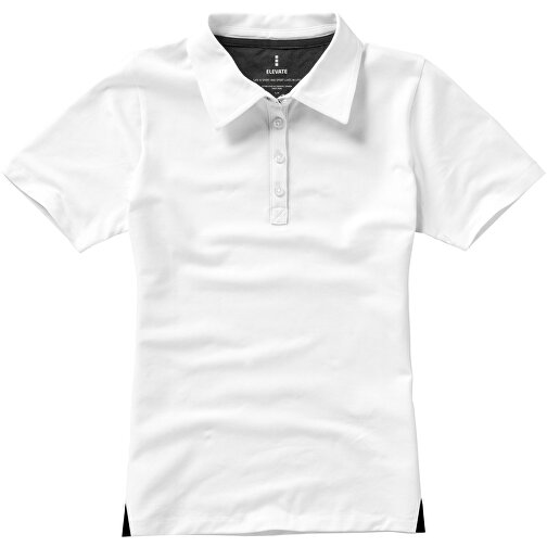 Markham Stretch Poloshirt Für Damen , weiss, Double Pique Strick 5% Elastan, 95% BCI Baumwolle, 200 g/m2, XXL, , Bild 7