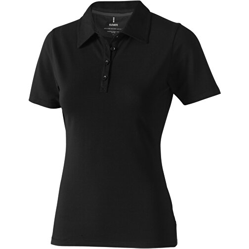 Markham Stretch Poloshirt Für Damen , schwarz, Double Pique Strick 5% Elastan, 95% BCI Baumwolle, 200 g/m2, S, , Bild 1