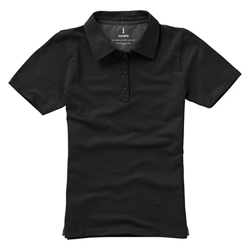 Markham Stretch Poloshirt Für Damen , schwarz, Double Pique Strick 5% Elastan, 95% BCI Baumwolle, 200 g/m2, S, , Bild 11